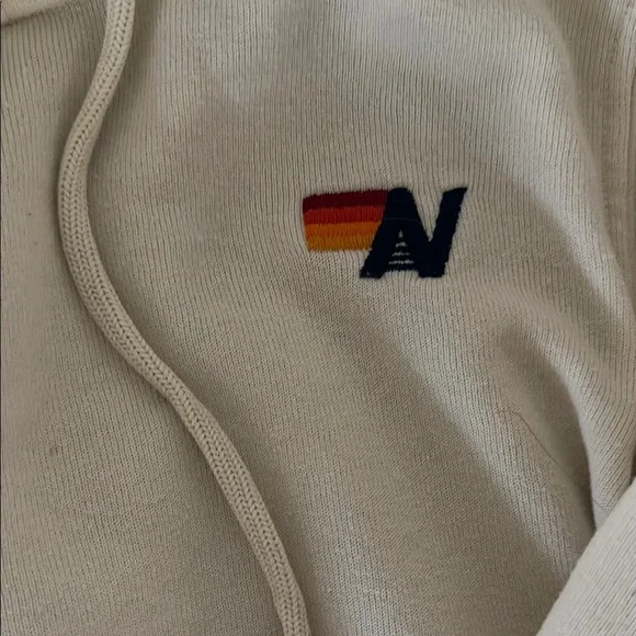 Aviator Nation Women's Ninja Vintage White Hoodie - Picture 3 of 5